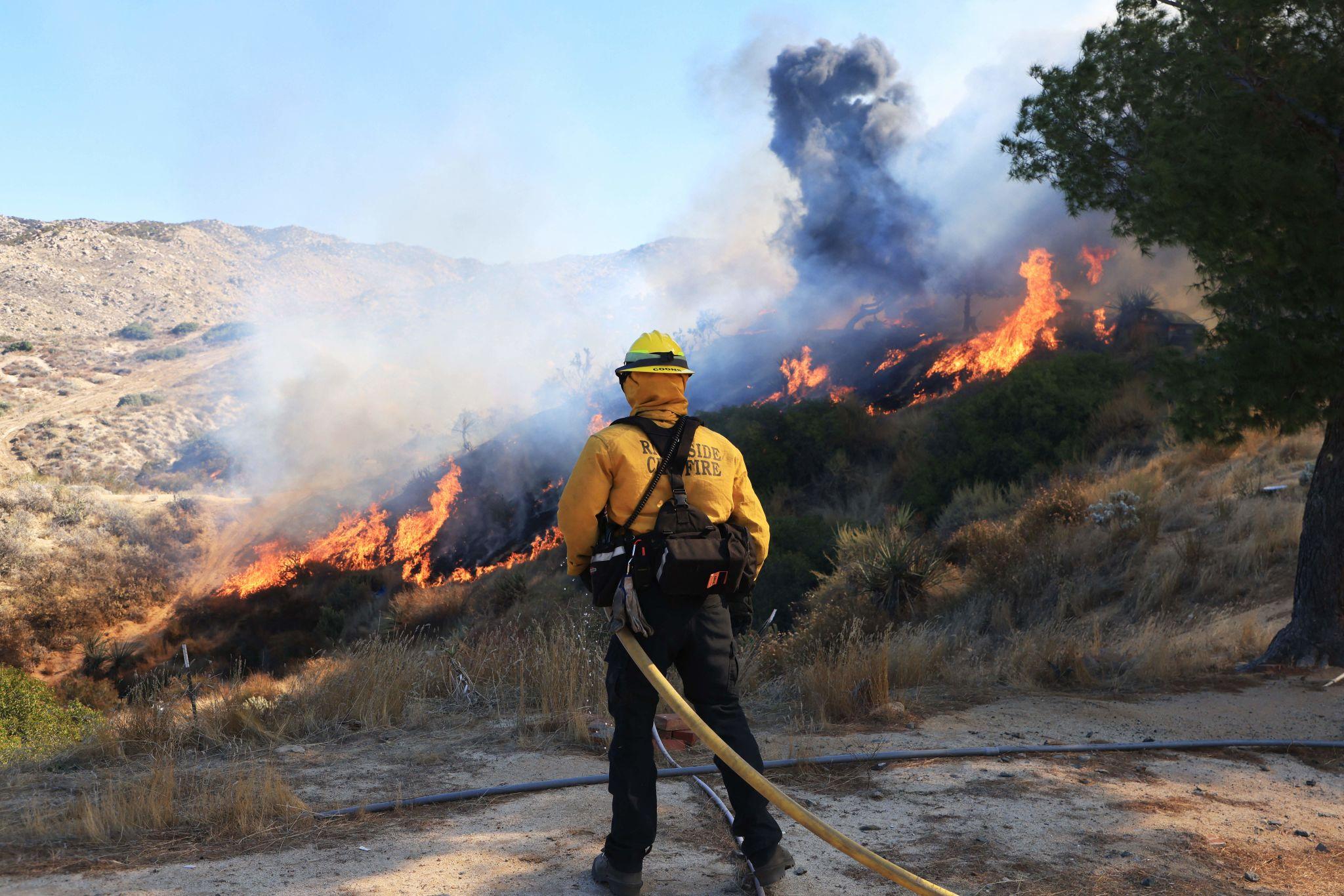 Cherry Fire Today: Firefighters Respond to Vegetation Fire Near Cherry Valley and Beaumont